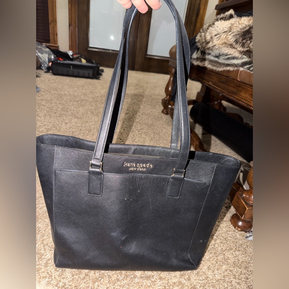 Kate Spade Black Saffiano Tote